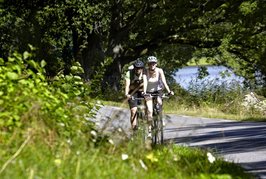 2 Glada Cyklister som cyklade Fjordrundan 2014